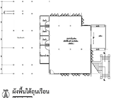 ผังพื้นชั้นล่าง