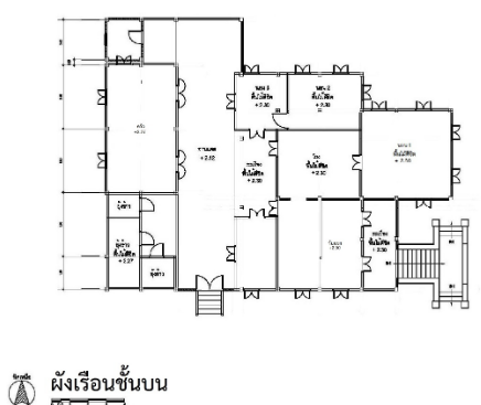 ผังพื้นชั้นบน